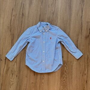 Ralph Lauren Light Blue Checkered Shirt